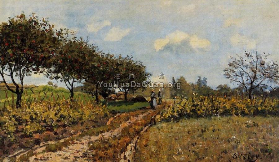 Path in the Country - 阿尔弗莱德·西斯莱